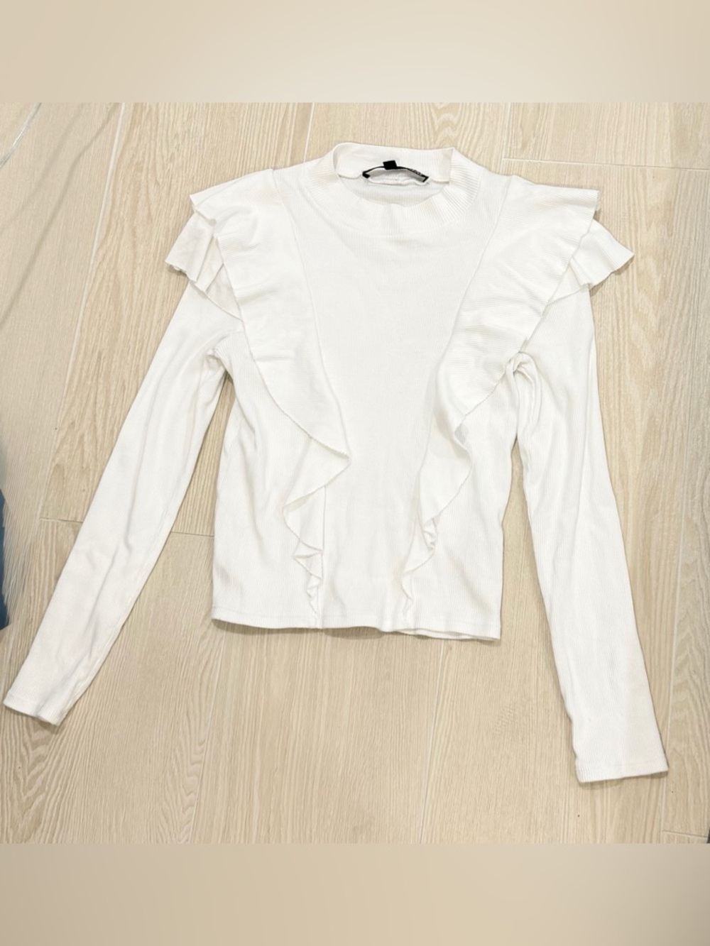 VERONICA BEARD Dawson top white Sz S long sleeve - Picture 4 of 11